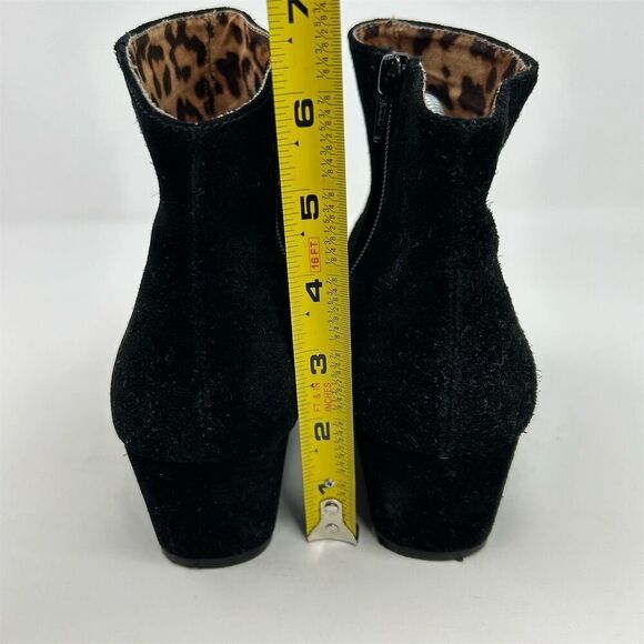 Seychelles Women's Black Suede Ankle Booties Size 8.5 Casual Wedge Fall - Picture 7 of 13